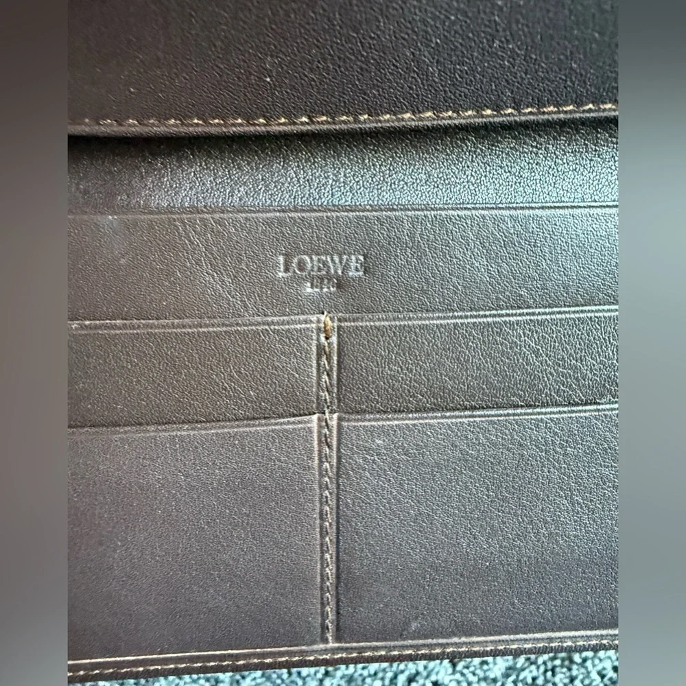 Loewe brown long wallet